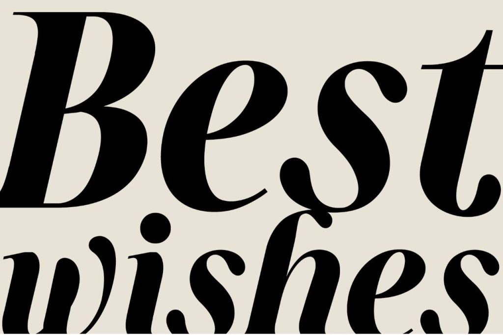 Листівка BEST WISHES